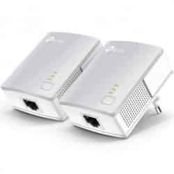 PACK X2 ADAPTADORES DE RED LINEA ELECTRICA 500MBPS POWERLINE TP-LINK - TL-PA411KIT