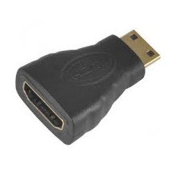 Adaptador Mini HDMI a HDMI Hembra