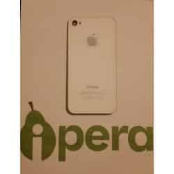 Cristal trasero iphone 4s blanco