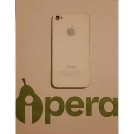 Cristal trasero iphone 4s blanco