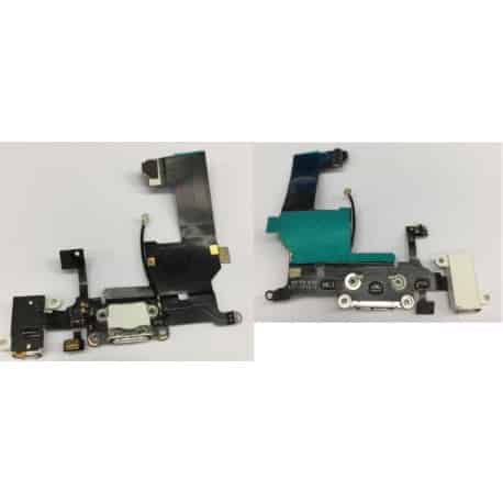 Flex Carga / Micro / Jack Apple iPhone 5 Negro