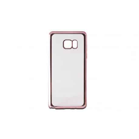 Funda Flex Metal Iphone 7 Plus Metalizado Rosa