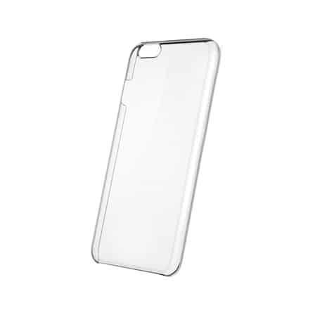 Funda flex Iphone 7 transparente destellos purpurina
