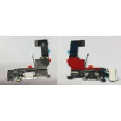 Flex Carga / Micro / Jack Apple iPhone 5S Negro