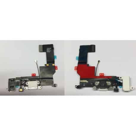 Flex Carga / Micro / Jack Apple iPhone 5 SE Negro