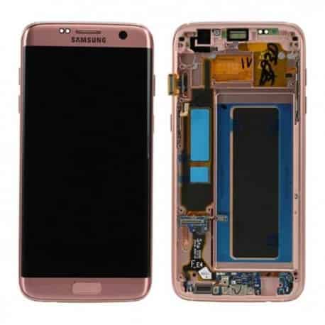Pantalla Samsung S7 Edge Rosa Oro