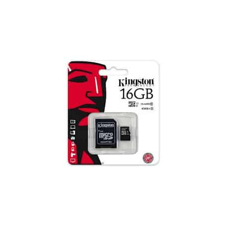 Tarjeta Micro SD 16GB Kingston Clase 4