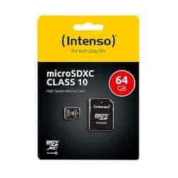 Tarjeta Micro SD 64GB Intenso