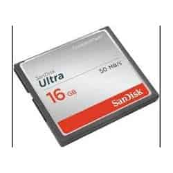 Tarjeta Memoria Compact Flash SANDISK SD 16GB