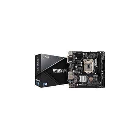 Placa base asrock 1151 h310cm-dvs m-ATX 2x DDR4 4x SATA3 2x USB 3.1 4x USB 2.0 90-mxb8k0-a0uayz