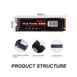 Memoria SSD NVMe 2280 M.2 128Gb