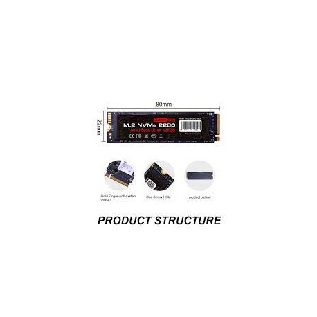 Memoria SSD NVMe 2280 M.2 128Gb